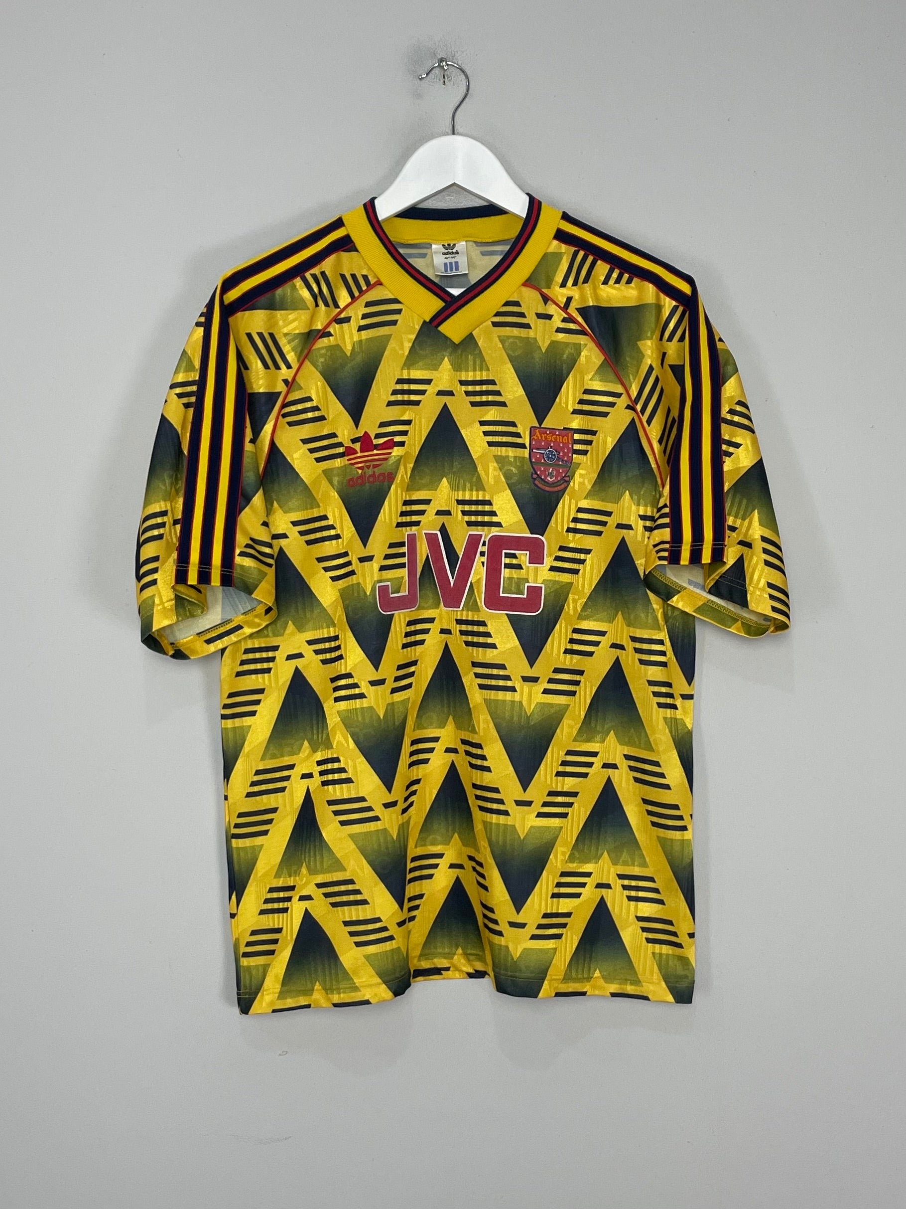 Shop 1991/93 ARSENAL AWAY SHIRT (L) ADIDAS, classic football shirts, vintage football shirts & retro soccer jerseys at Cult Kits