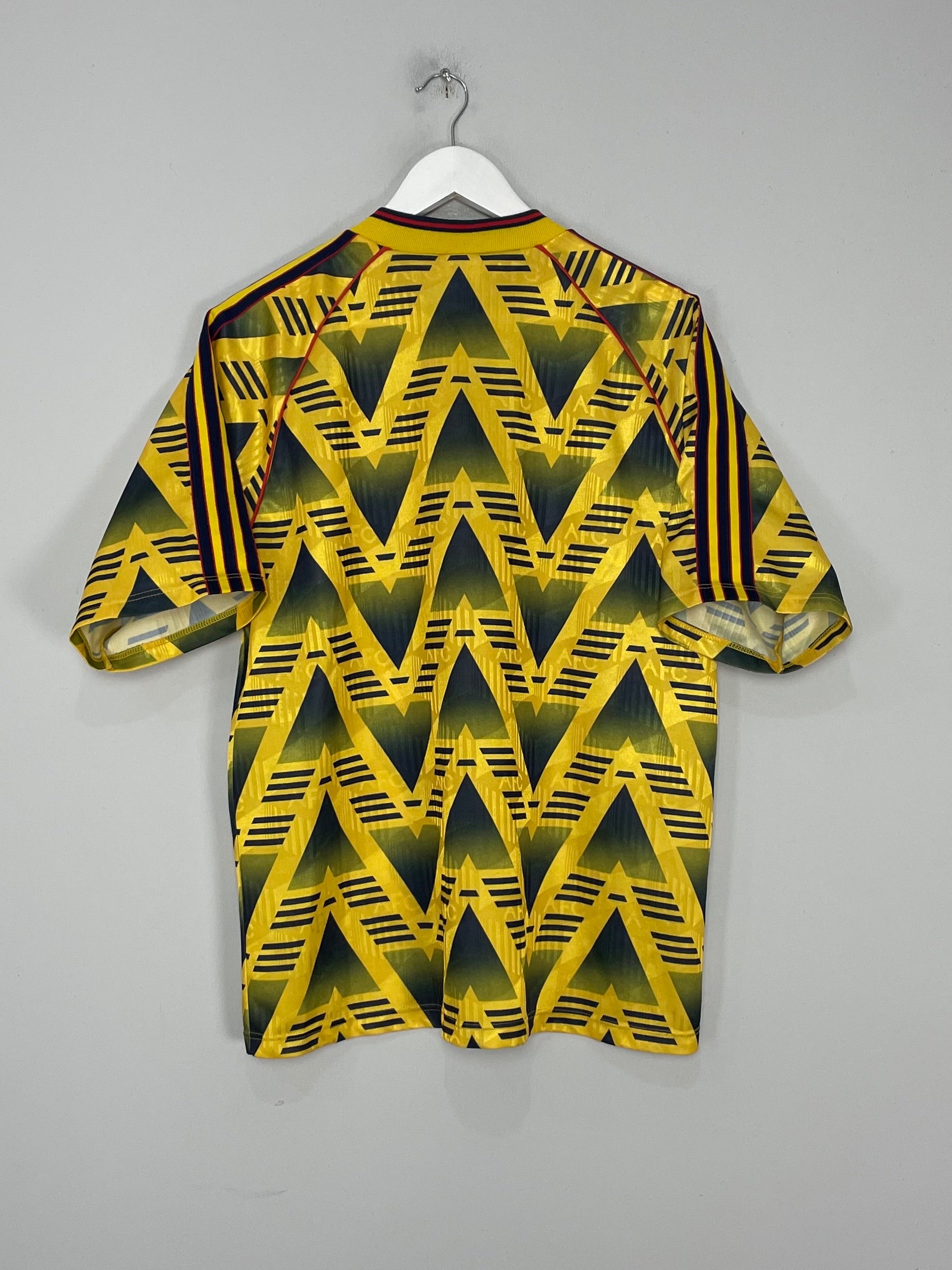 Shop 1991/93 ARSENAL AWAY SHIRT (L) ADIDAS, classic football shirts, vintage football shirts & retro soccer jerseys at Cult Kits