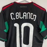 Shop 2010/11 MEXICO C.BLANCO #10 AWAY SHIRT (M) ADIDAS, classic football shirts, vintage football shirts & retro soccer jerseys at Cult Kits