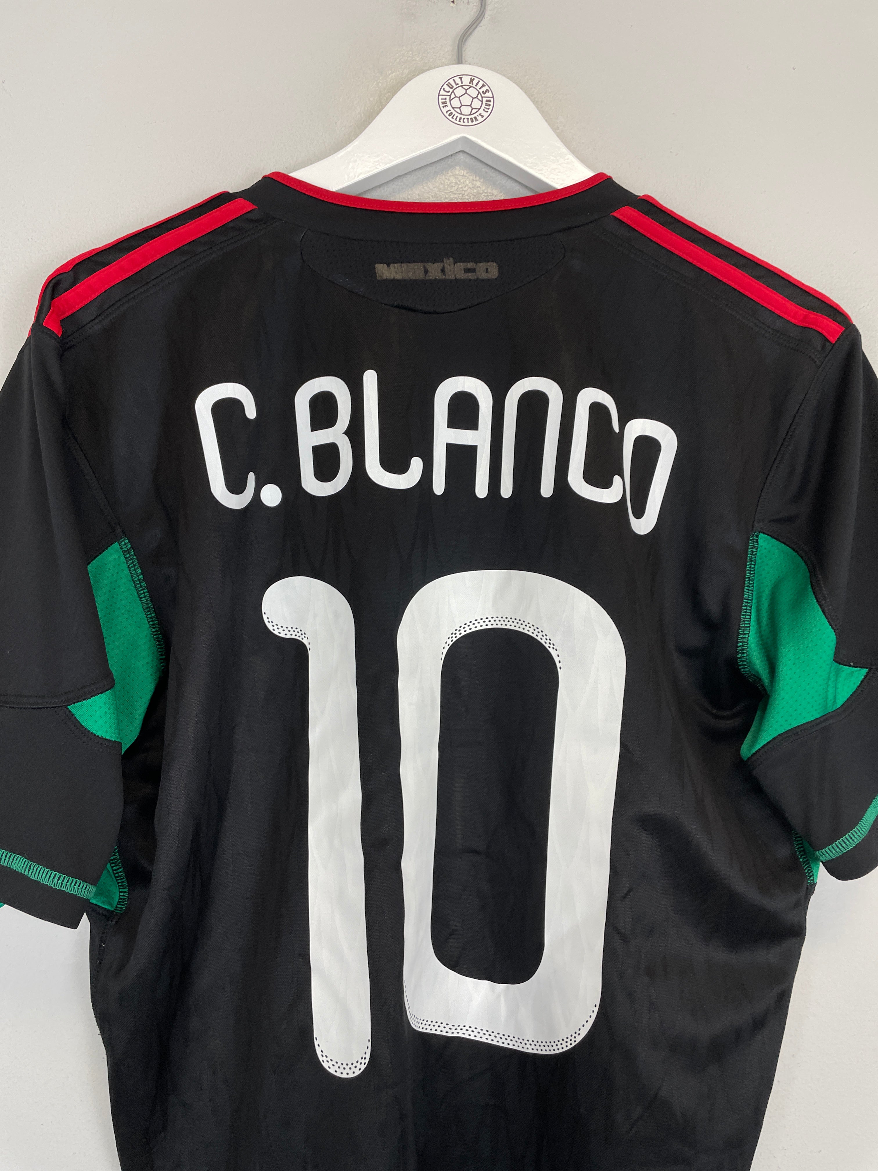 Shop 2010/11 MEXICO C.BLANCO #10 AWAY SHIRT (M) ADIDAS, classic football shirts, vintage football shirts & retro soccer jerseys at Cult Kits