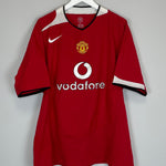 Shop 2004/05 MANCHESTER UNITED RONALDO #7 HOME SHIRT (XXL) NIKE, classic football shirts, vintage football shirts & retro soccer jerseys at Cult Kits