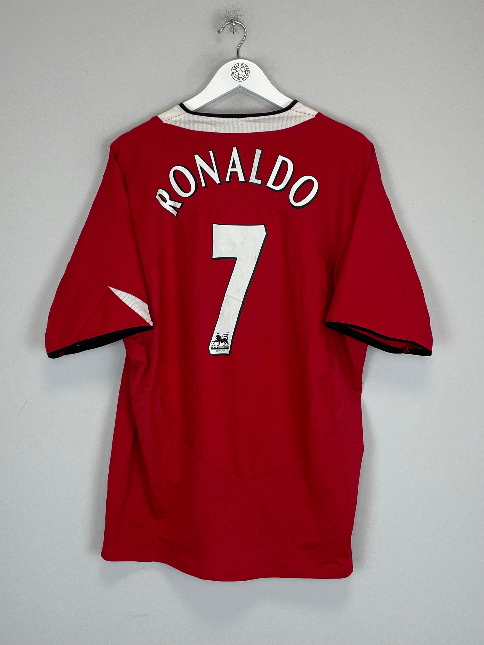 Shop 2004/05 MANCHESTER UNITED RONALDO #7 HOME SHIRT (XXL) NIKE, classic football shirts, vintage football shirts & retro soccer jerseys at Cult Kits