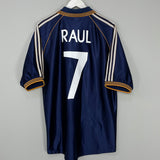 Shop 1998/99 REAL MADRID RAUL #7 THIRD SHIRT (L) ADIDAS, classic football shirts, vintage football shirts & retro soccer jerseys at Cult Kits