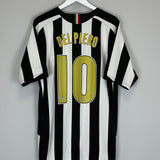 2005/06 JUVENTUS DEL PIERO #10 HOME SHIRT (L) NIKE