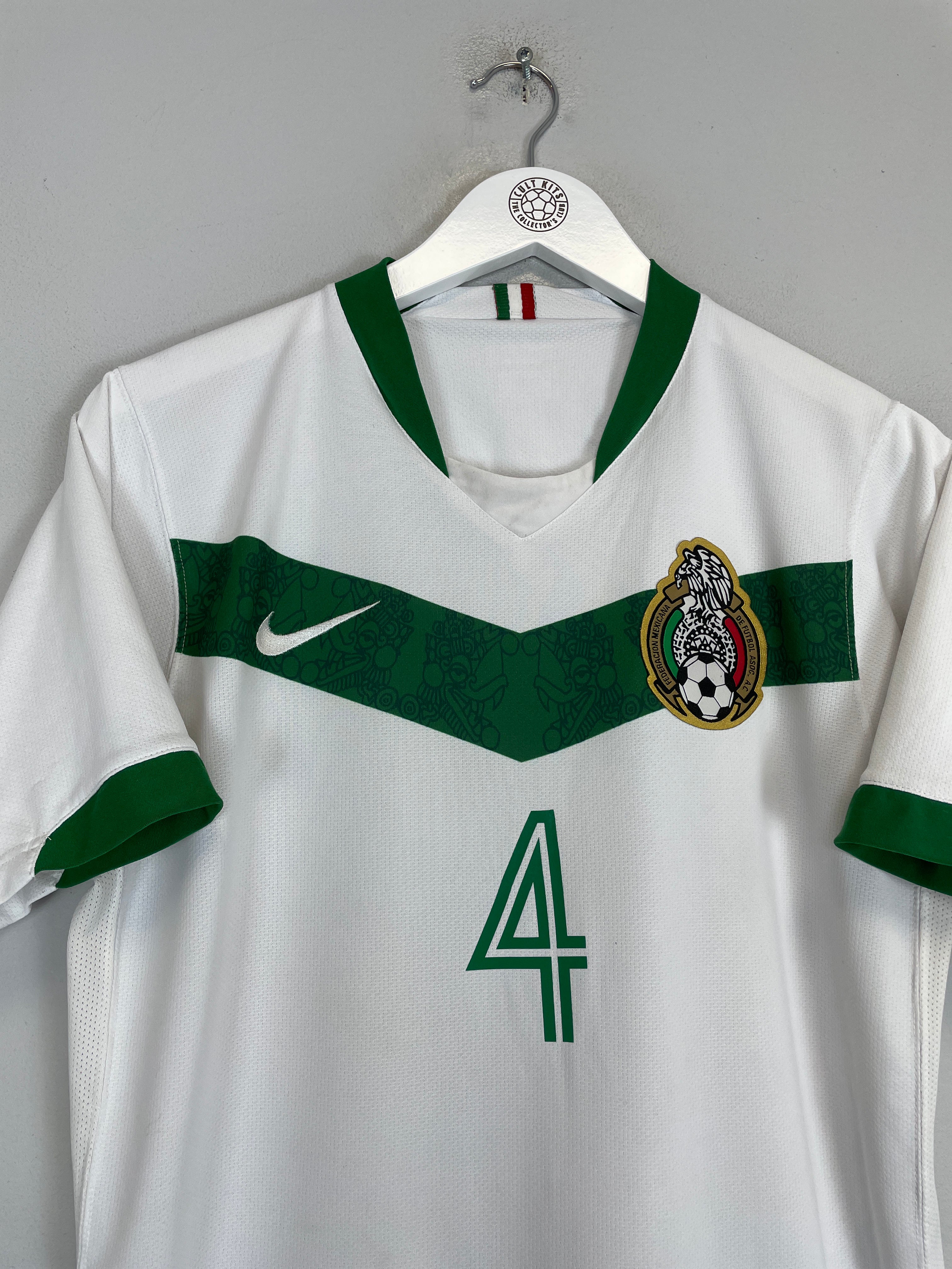 Shop 2006/07 MEXICO R.MARQUEZ #4 AWAY SHIRT (M) NIKE, classic football shirts, vintage football shirts & retro soccer jerseys at Cult Kits