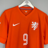 Shop 2014/15 NETHERLANDS V.PERSIE #9 HOME SHIRT (M) NIKE, classic football shirts, vintage football shirts & retro soccer jerseys at Cult Kits