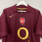 Shop 2005/06 ARSENAL HENRY #14 HOME SHIRT (L) NIKE, classic football shirts, vintage football shirts & retro soccer jerseys at Cult Kits