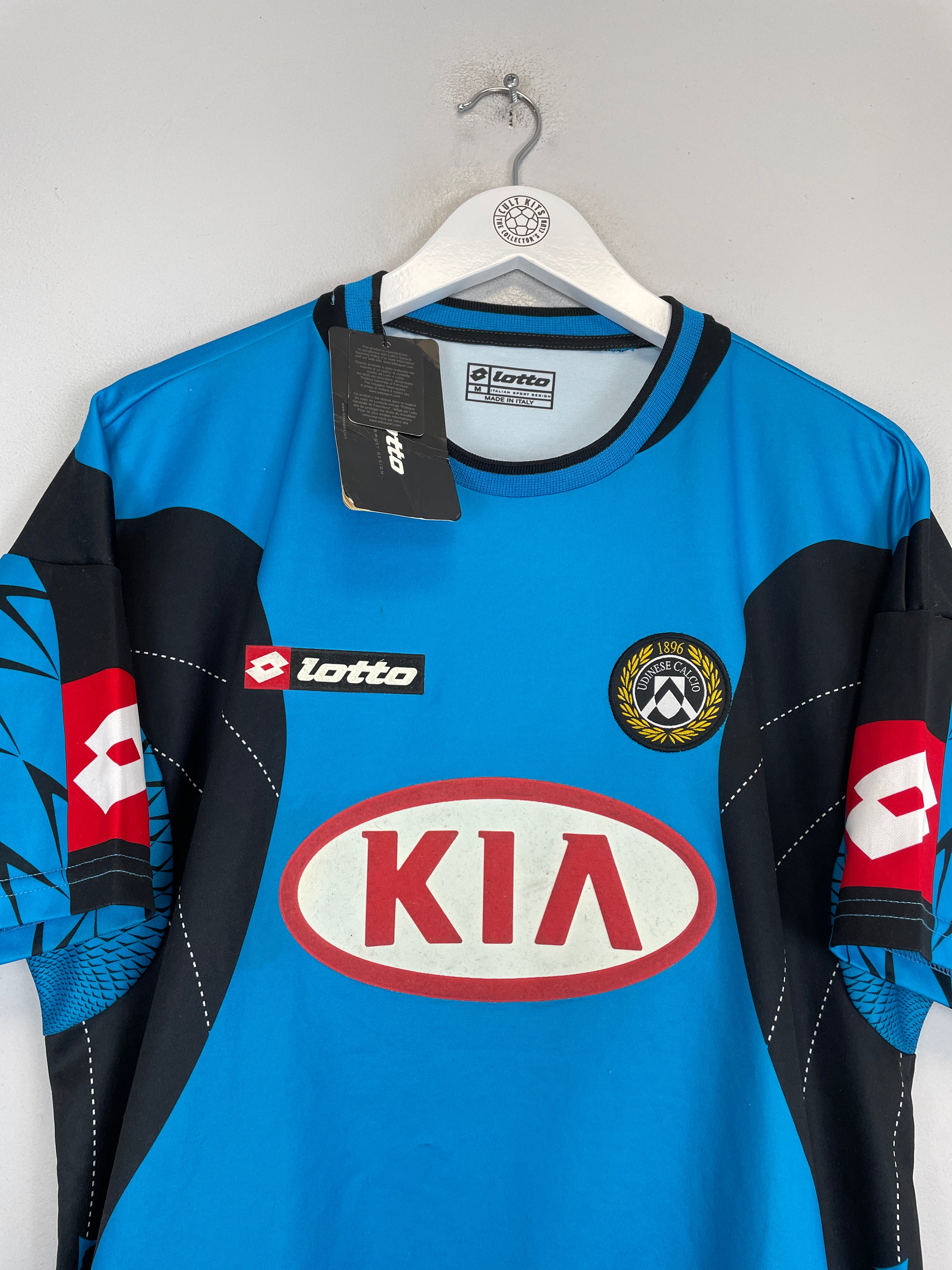 Shop 2005/06 UDINESE DI NATALE #10 *BNWT* THIRD SHIRT (M) LOTTO, classic football shirts, vintage football shirts & retro soccer jerseys at Cult Kits