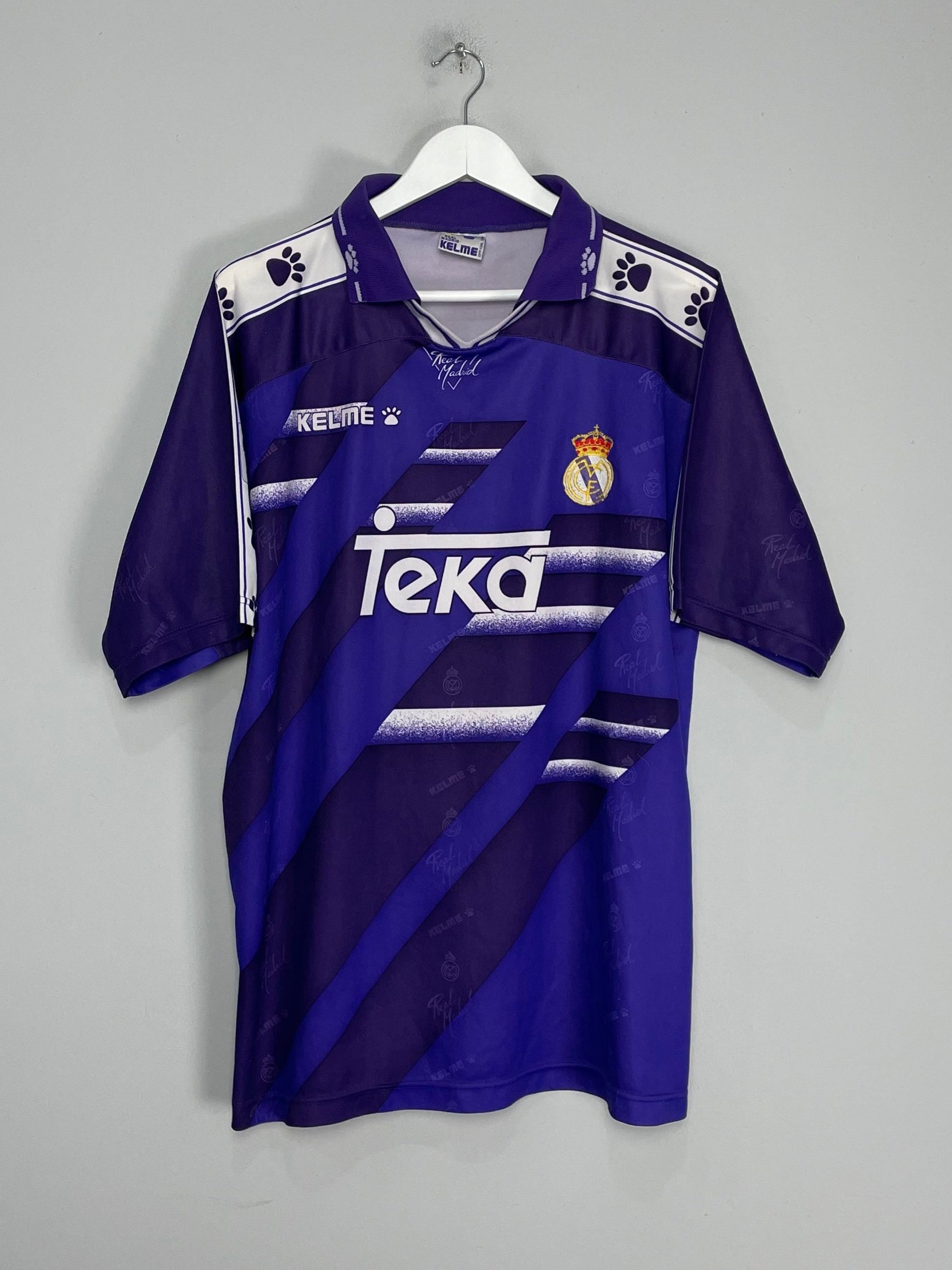 1994/96 REAL MADRID AWAY SHIRT (XL) KELME