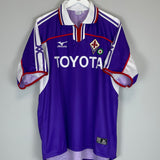 2001/02 FIORENTINA ADRIANO #90 HOME SHIRT (XL) MIZUNO