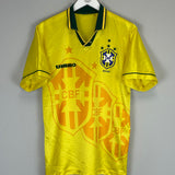 1994 BRAZIL HOME SHIRT (M) UMBRO