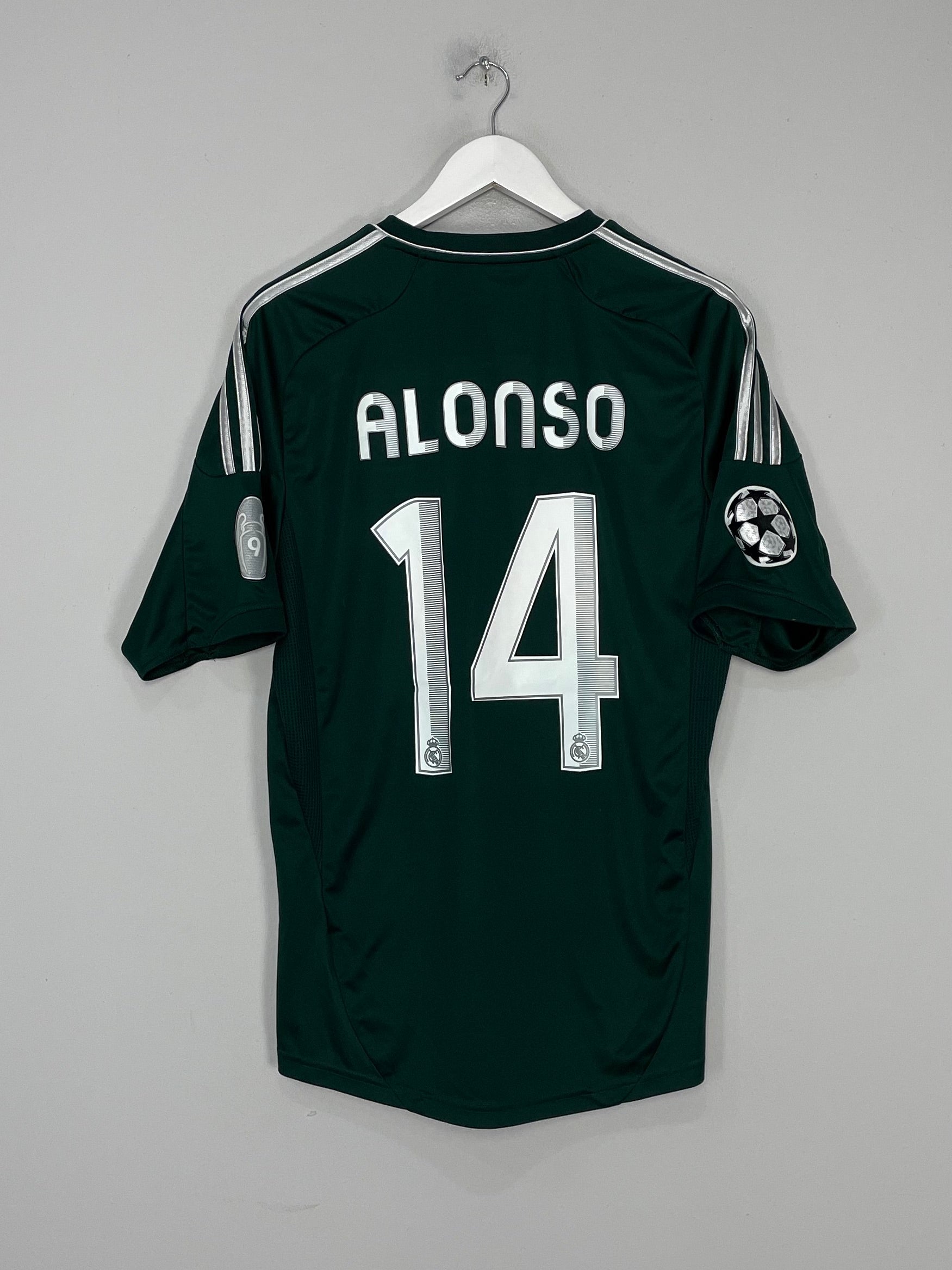 Shop 2012/13 REAL MADRID ALONSO #14 C/L THIRD SHIRT (L) ADIDAS, classic football shirts, vintage football shirts & retro soccer jerseys at Cult Kits