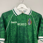 Shop 1999 MEXICO HOME SHIRT (M) GARCIS, classic football shirts, vintage football shirts & retro soccer jerseys at Cult Kits