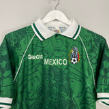Shop 1999 MEXICO HOME SHIRT (M) GARCIS, classic football shirts, vintage football shirts & retro soccer jerseys at Cult Kits