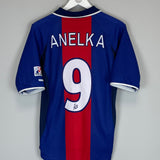 2000/01 PSG ANELKA #9 HOME SHIRT (S) NIKE