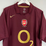 Shop 2005/06 ARSENAL HENRY #14 HOME SHIRT (XL) NIKE, classic football shirts, vintage football shirts & retro soccer jerseys at Cult Kits