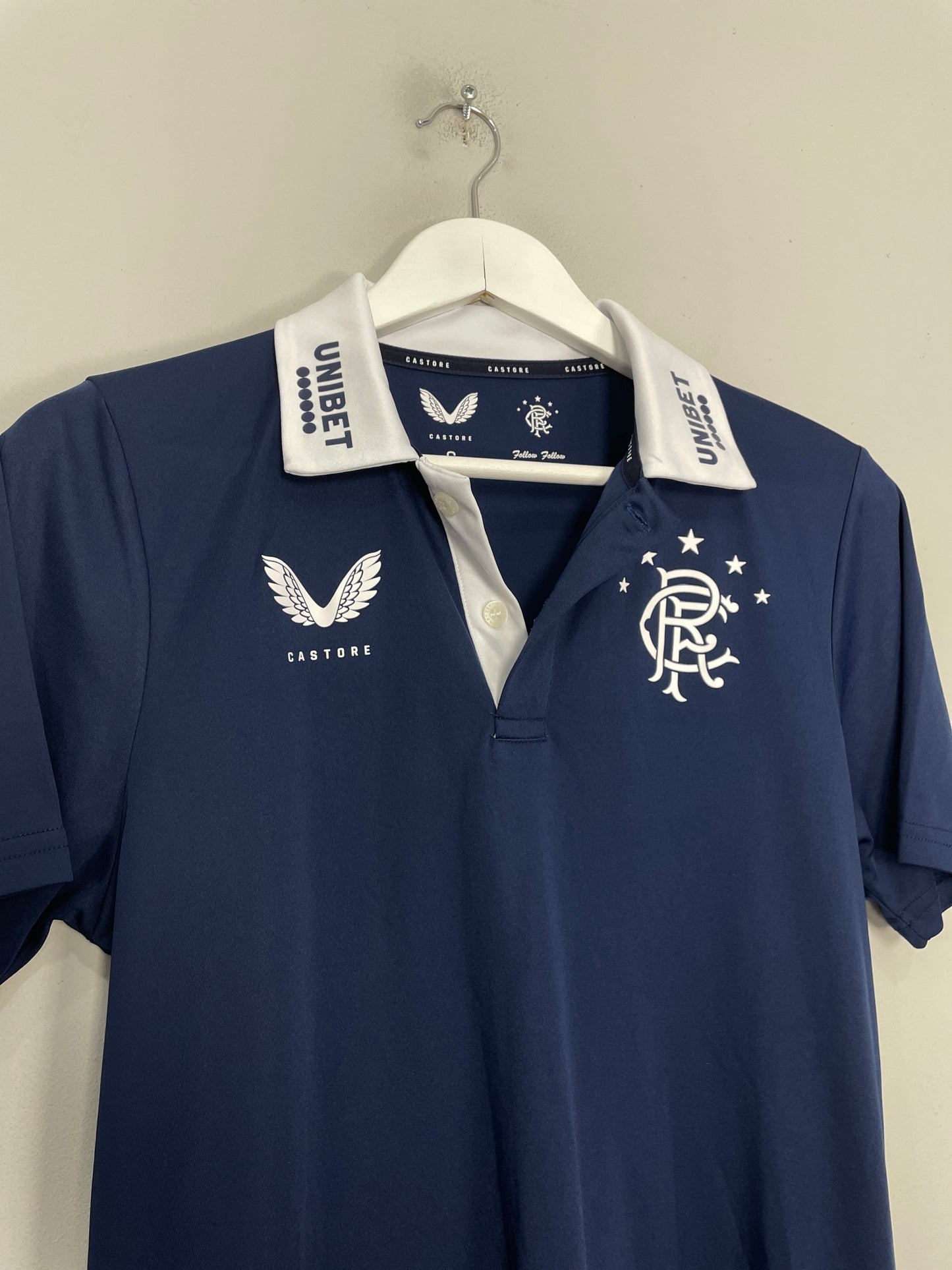 2020/21 RANGERS POLO SHIRT (S) CASTORE