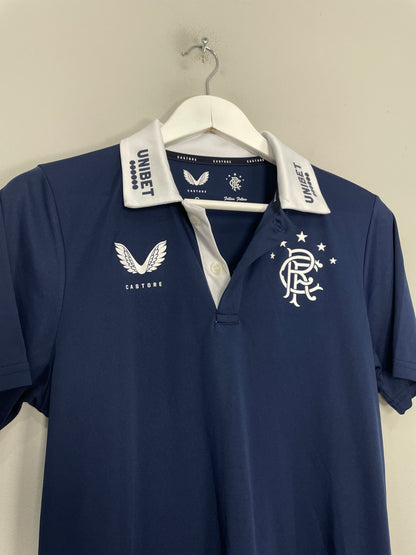 2020/21 RANGERS POLO SHIRT (S) CASTORE