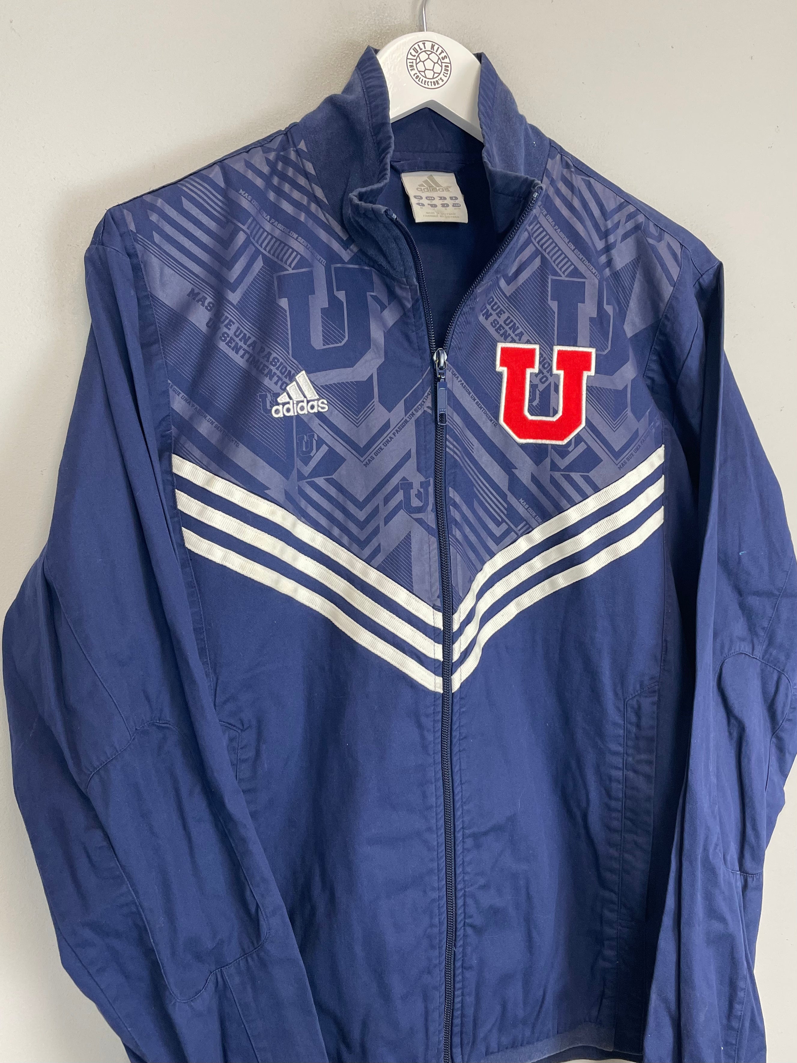 Shop 2008 UNIVERSIDAD DE CHILE TRACK JACKET (M) ADIDAS, classic football shirts, vintage football shirts & retro soccer jerseys at Cult Kits