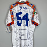 1997/98 CORRECAMINOS #54 *BNWT* AWAY SHIRT (XL) GARCIS