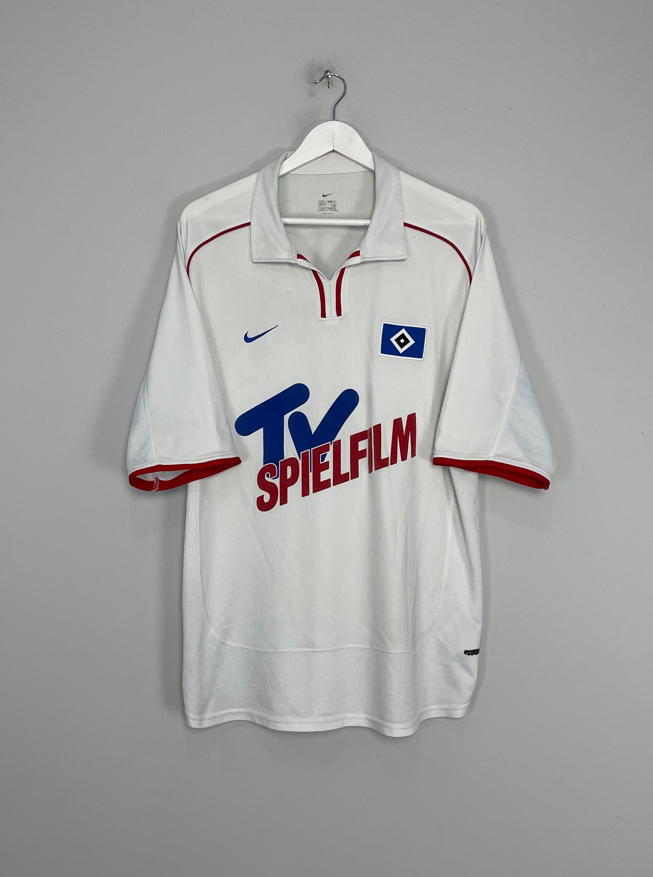 Shop 2001/02 HAMBURG HOME SHIRT (XL) NIKE, classic football shirts, vintage football shirts & retro soccer jerseys at Cult Kits