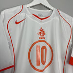 Shop 2004/06 NETHERLANDS V.NISTELROOY #10 AWAY SHIRT (L) NIKE, classic football shirts, vintage football shirts & retro soccer jerseys at Cult Kits