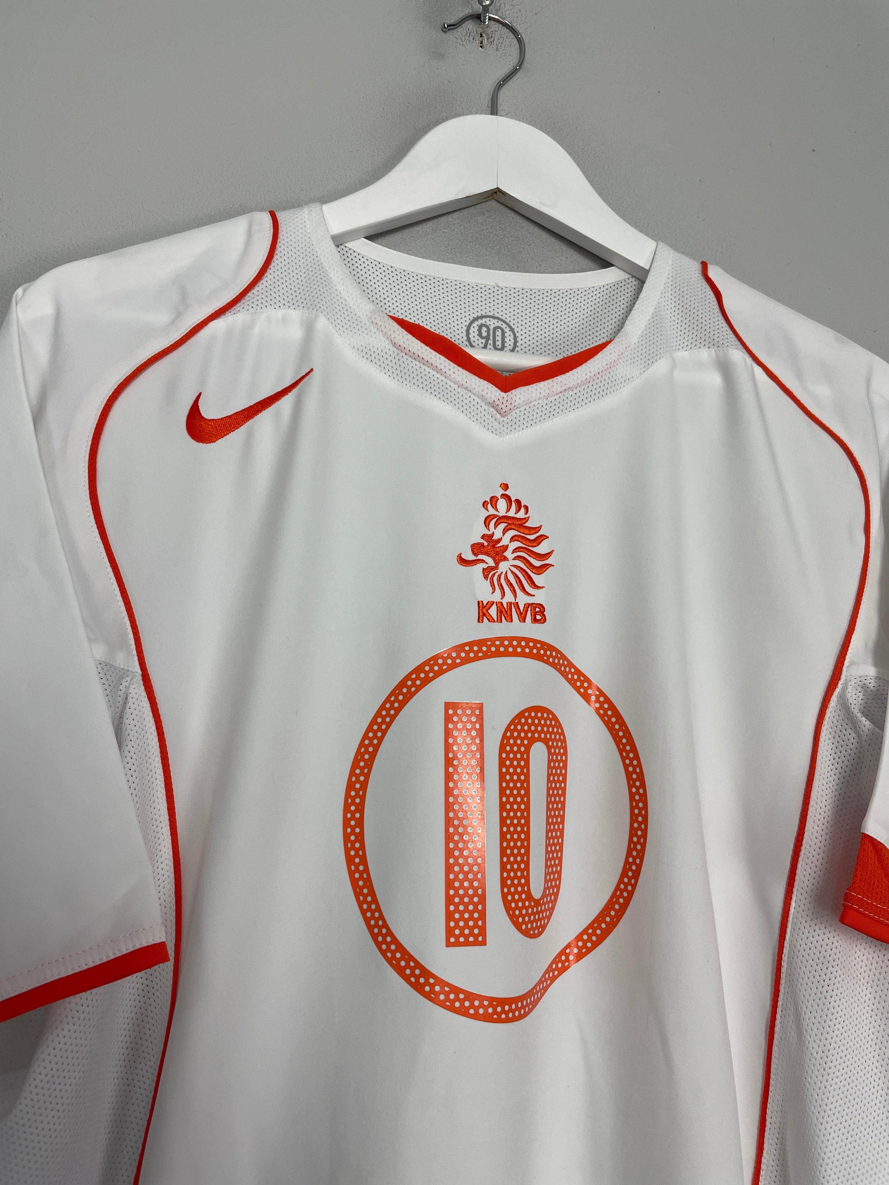 Shop 2004/06 NETHERLANDS V.NISTELROOY #10 AWAY SHIRT (L) NIKE, classic football shirts, vintage football shirts & retro soccer jerseys at Cult Kits