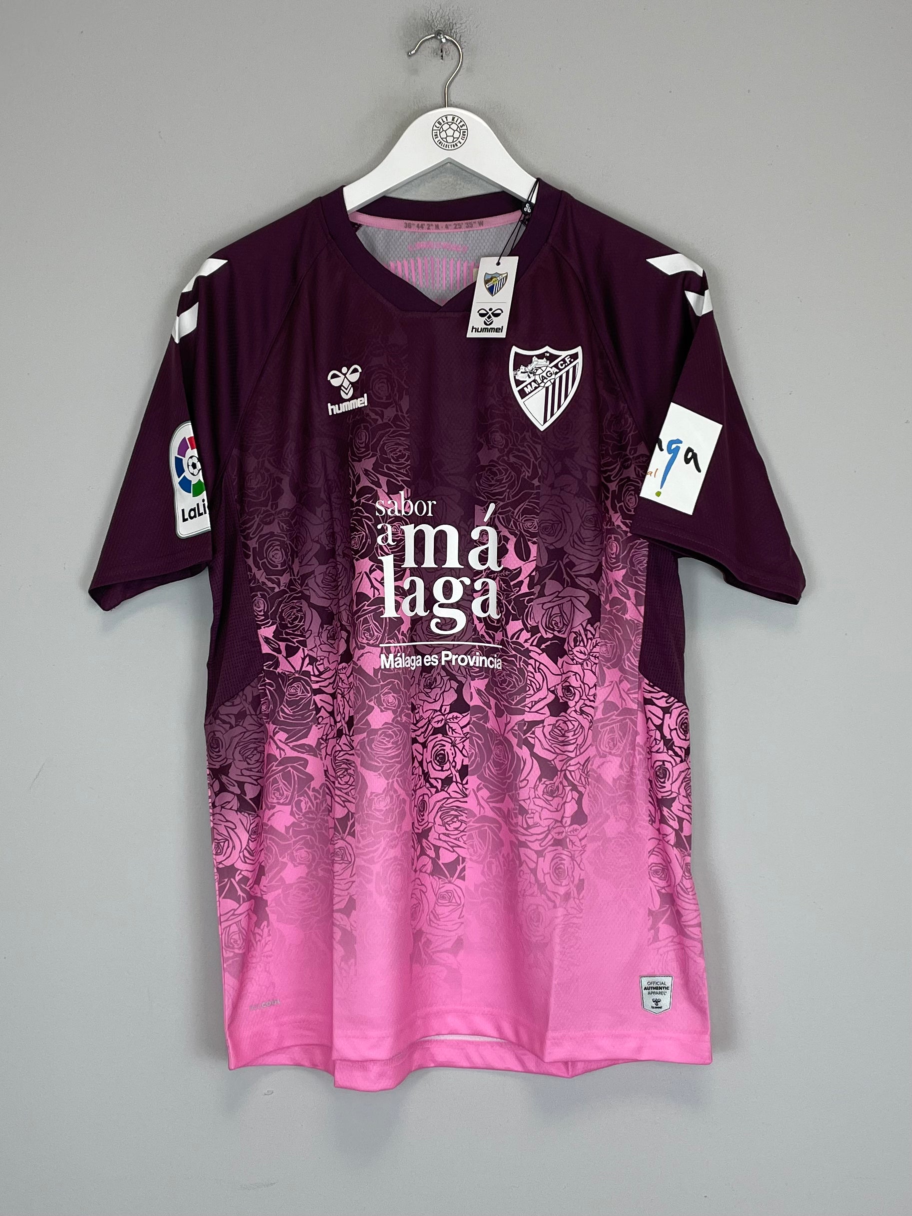 Shop 2022/23 MALAGA *BNWT* AWAY SHIRT (L) HUMMEL, classic football shirts, vintage football shirts & retro soccer jerseys at Cult Kits