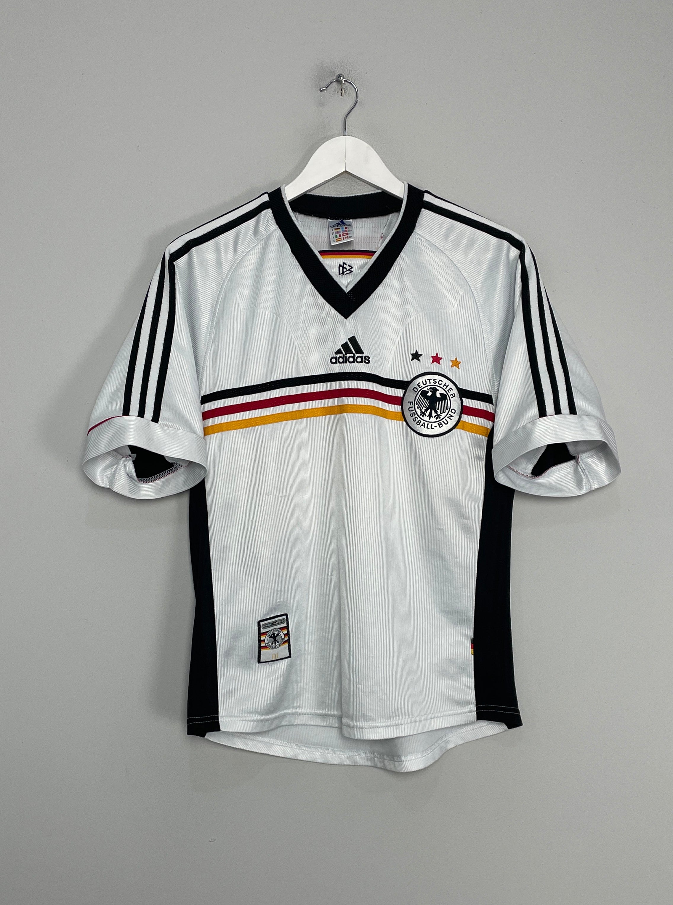 Shop 1998/00 GERMANY HOME SHIRT (S) ADIDAS, classic football shirts, vintage football shirts & retro soccer jerseys at Cult Kits