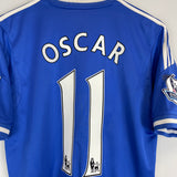 2013/14 CHELSEA OSCAR #11 HOME SHIRT (M) ADIDAS