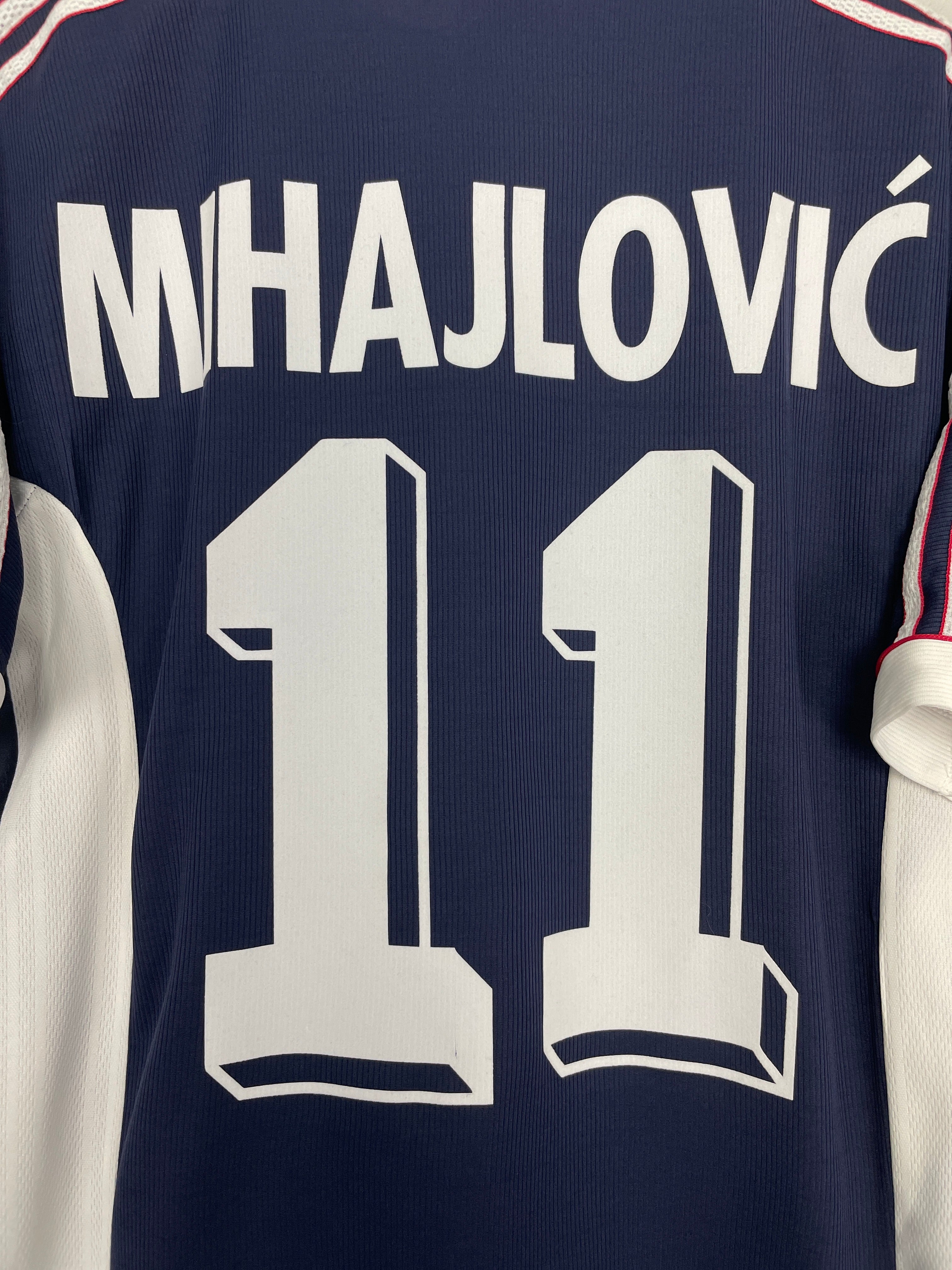 Shop 1998/99 YUGOSLAVIA MIHAJLOVIC #11 HOME SHIRT (M) ADIDAS, classic football shirts, vintage football shirts & retro soccer jerseys at Cult Kits