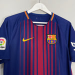 Shop 2018/19 BARCELONA MESSI #10 HOME SHIRT (M) NIKE, classic football shirts, vintage football shirts & retro soccer jerseys at Cult Kits
