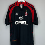 2000/01 AC MILAN MALDINI #3 *MINT* THIRD SHIRT (L) ADIDAS