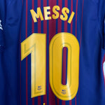 Shop 2018/19 BARCELONA MESSI #10 HOME SHIRT (M) NIKE, classic football shirts, vintage football shirts & retro soccer jerseys at Cult Kits