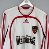 Shop 2006/07 NY/NJ METROSTARS *PLAYER ISSUE* L/S HOME SHIRT (L) ADIDAS, classic football shirts, vintage football shirts & retro soccer jerseys at Cult Kits