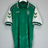 Shop 1996 DENMARK FOURTH SHIRT (XXL) HUMMEL, classic football shirts, vintage football shirts & retro soccer jerseys at Cult Kits