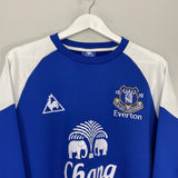 2009/10 EVERTON TRAINING SHEATSHIRT (L) LE COQ