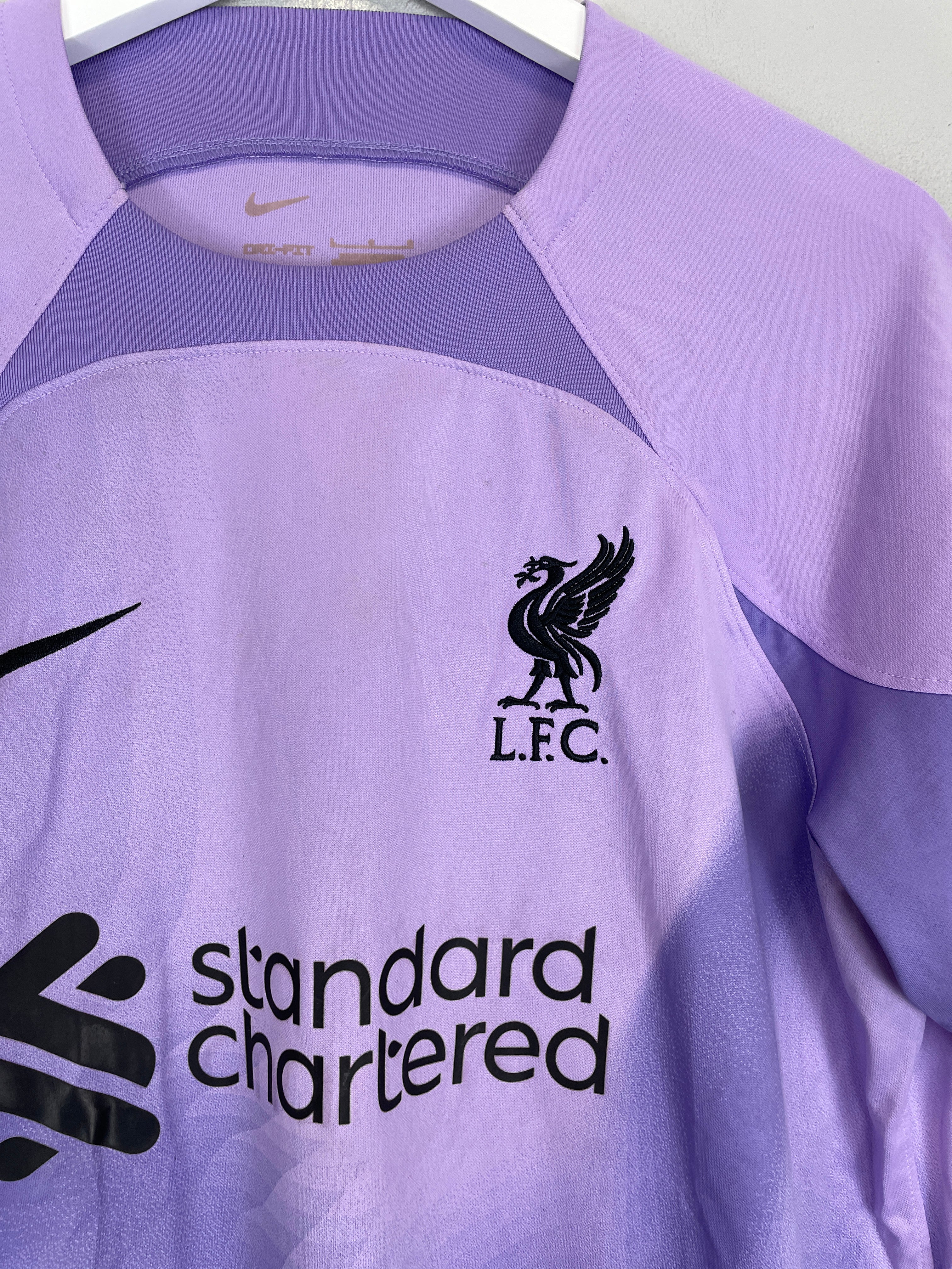 Shop 2022/23 LIVERPOOL ALISSON #1 GK SHIRT (L) NIKE, classic football shirts, vintage football shirts & retro soccer jerseys at Cult Kits