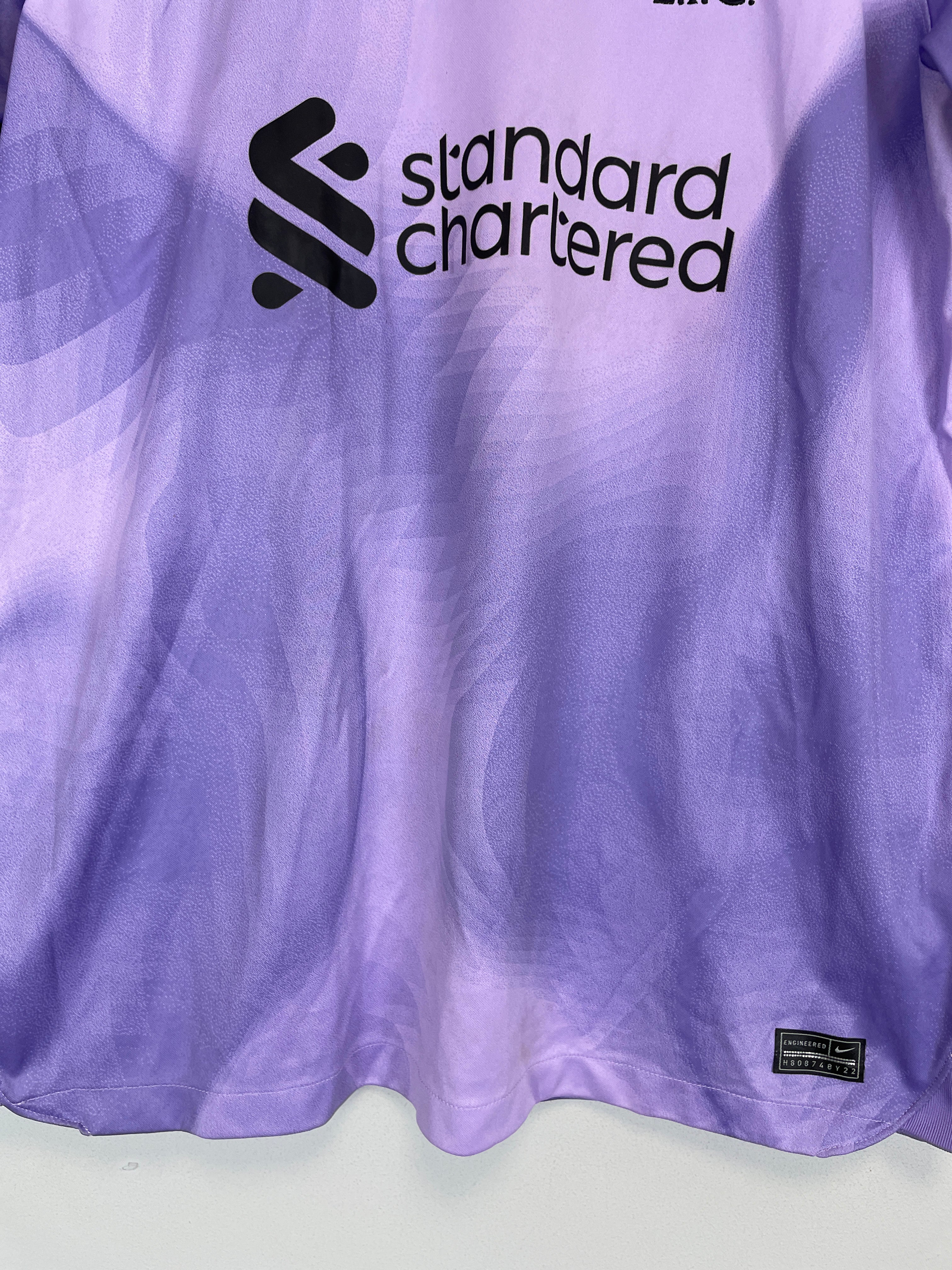 Shop 2022/23 LIVERPOOL ALISSON #1 GK SHIRT (L) NIKE, classic football shirts, vintage football shirts & retro soccer jerseys at Cult Kits