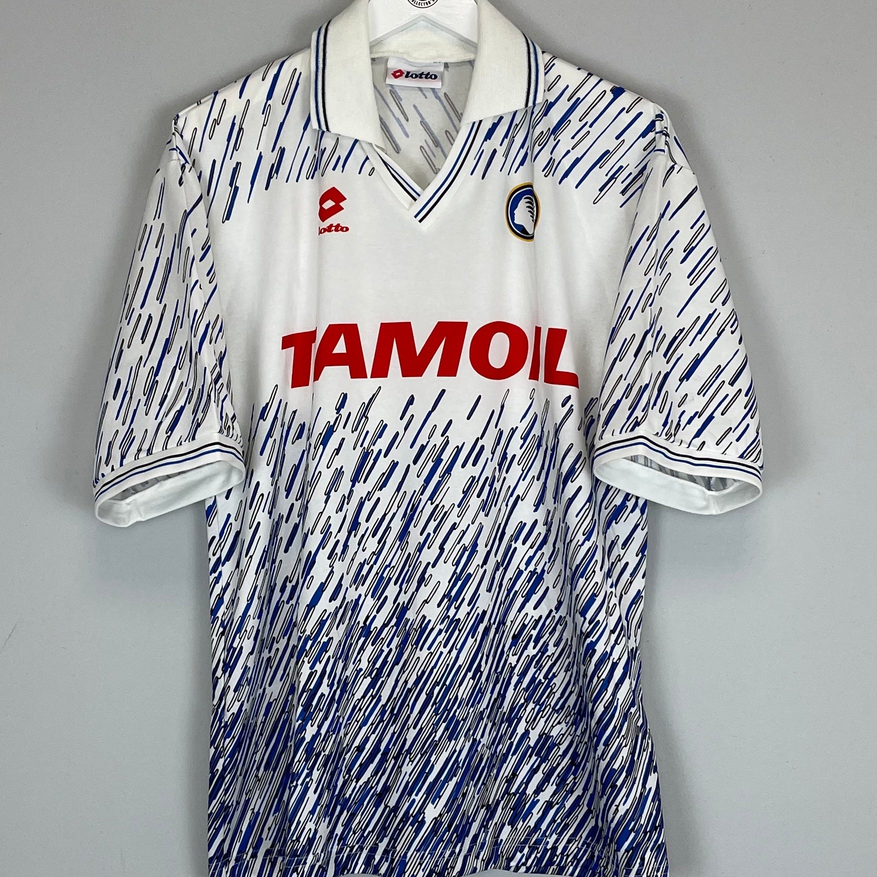 Shop 1991/93 ATALANTA AWAY SHIRT (L) LOTTO, classic football shirts, vintage football shirts & retro soccer jerseys at Cult Kits