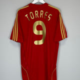 2007/09 SPAIN TORRES #9 HOME SHIRT (XL) ADIDAS