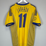 2002/03 SWEDEN LARSSON #11 HOME SHIRT (XL) ADIDAS