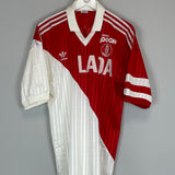1990/91 MONACO HOME SHIRT (L) ADIDAS