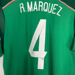 Shop 2013/14 MEXICO R.MARQUEZ #4 HOME SHIRT (L) ADIDAS, classic football shirts, vintage football shirts & retro soccer jerseys at Cult Kits