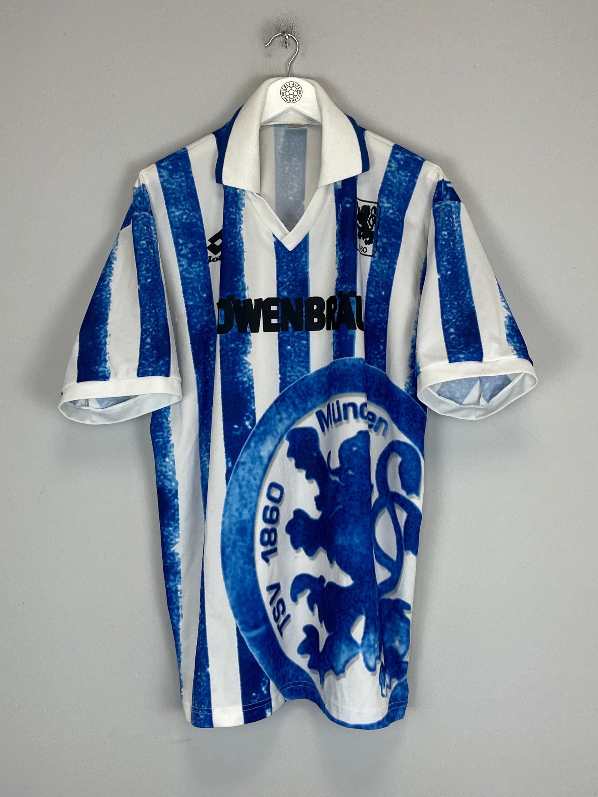 Shop 1994/95 1860 MUNICH HOME SHIRT (XL) LOTTO, classic football shirts, vintage football shirts & retro soccer jerseys at Cult Kits