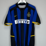 2002/03 INTER MILAN BATISTUTA #19 HOME SHIRT (M) NIKE