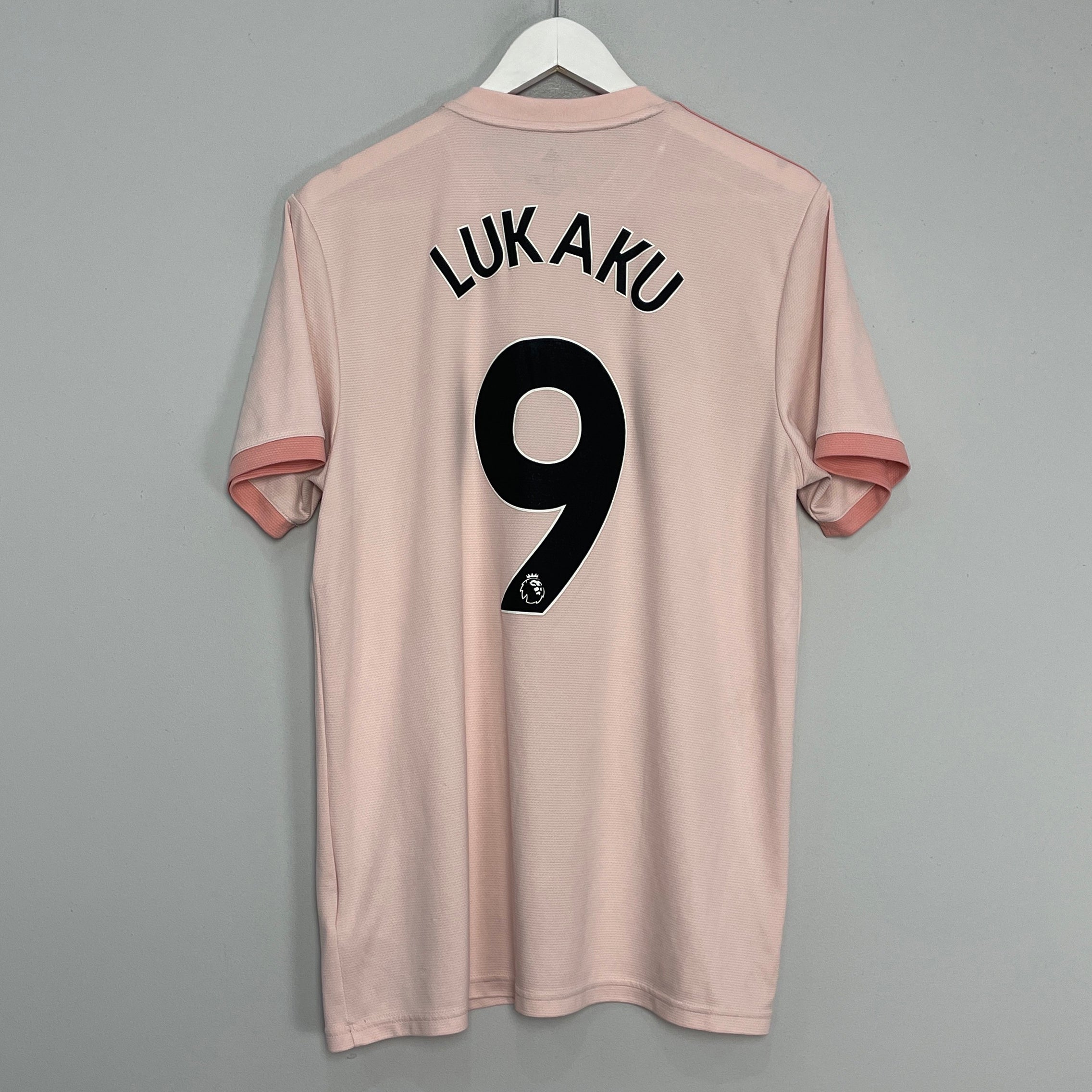 Shop 2018/19 MANCHESTER UNITED LUKAKU #9 AWAY SHIRT (L) ADIDAS, classic football shirts, vintage football shirts & retro soccer jerseys at Cult Kits