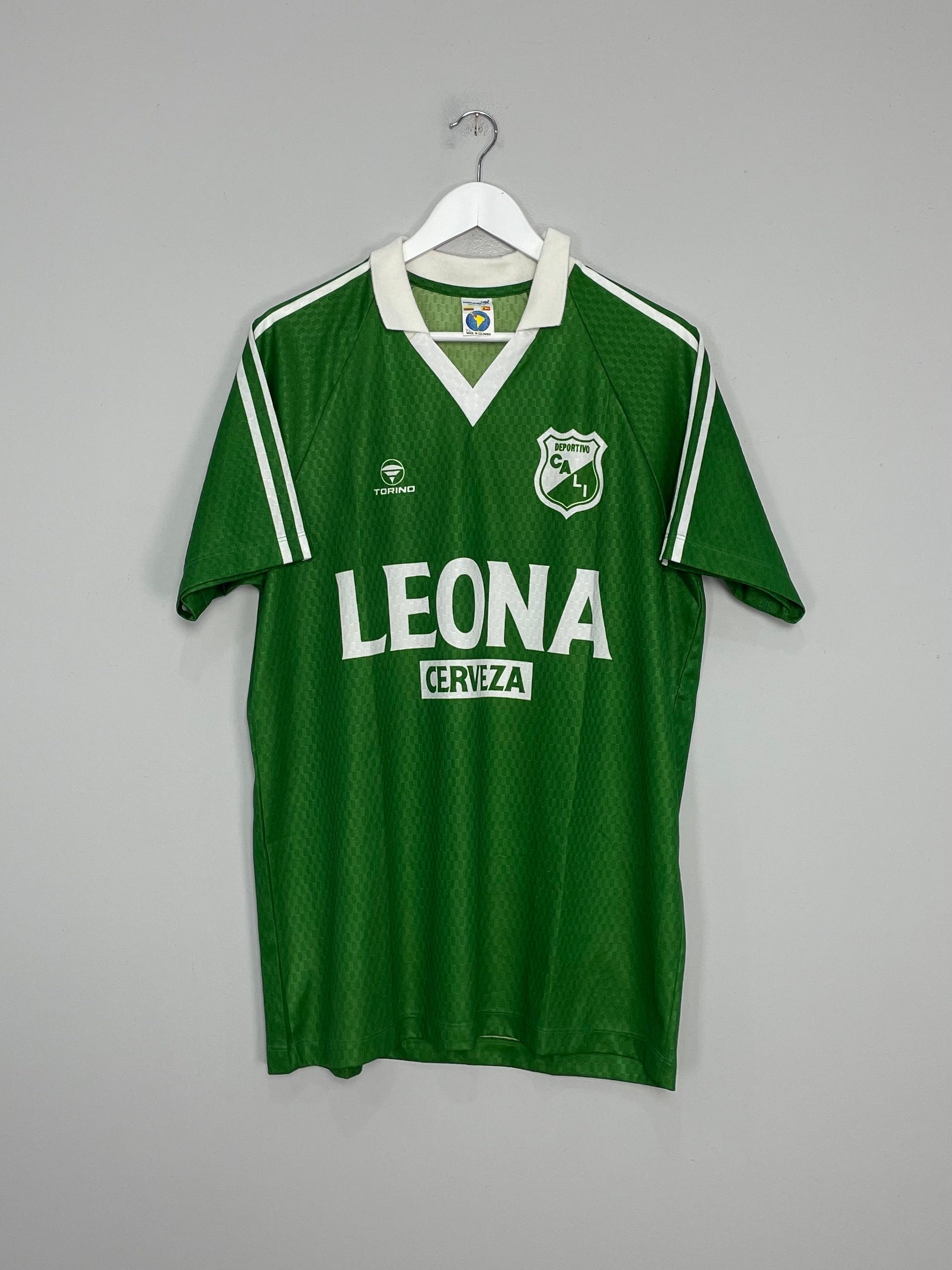 Shop 1996/97 DEPORTIVO CALI #7 HOME SHIRT (XL) TORINO, classic football shirts, vintage football shirts & retro soccer jerseys at Cult Kits