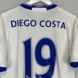 Shop 2016/17 CHELSEA DIEGO COSTA #19 AWAY SHIRT (M) ADIDAS, classic football shirts, vintage football shirts & retro soccer jerseys at Cult Kits