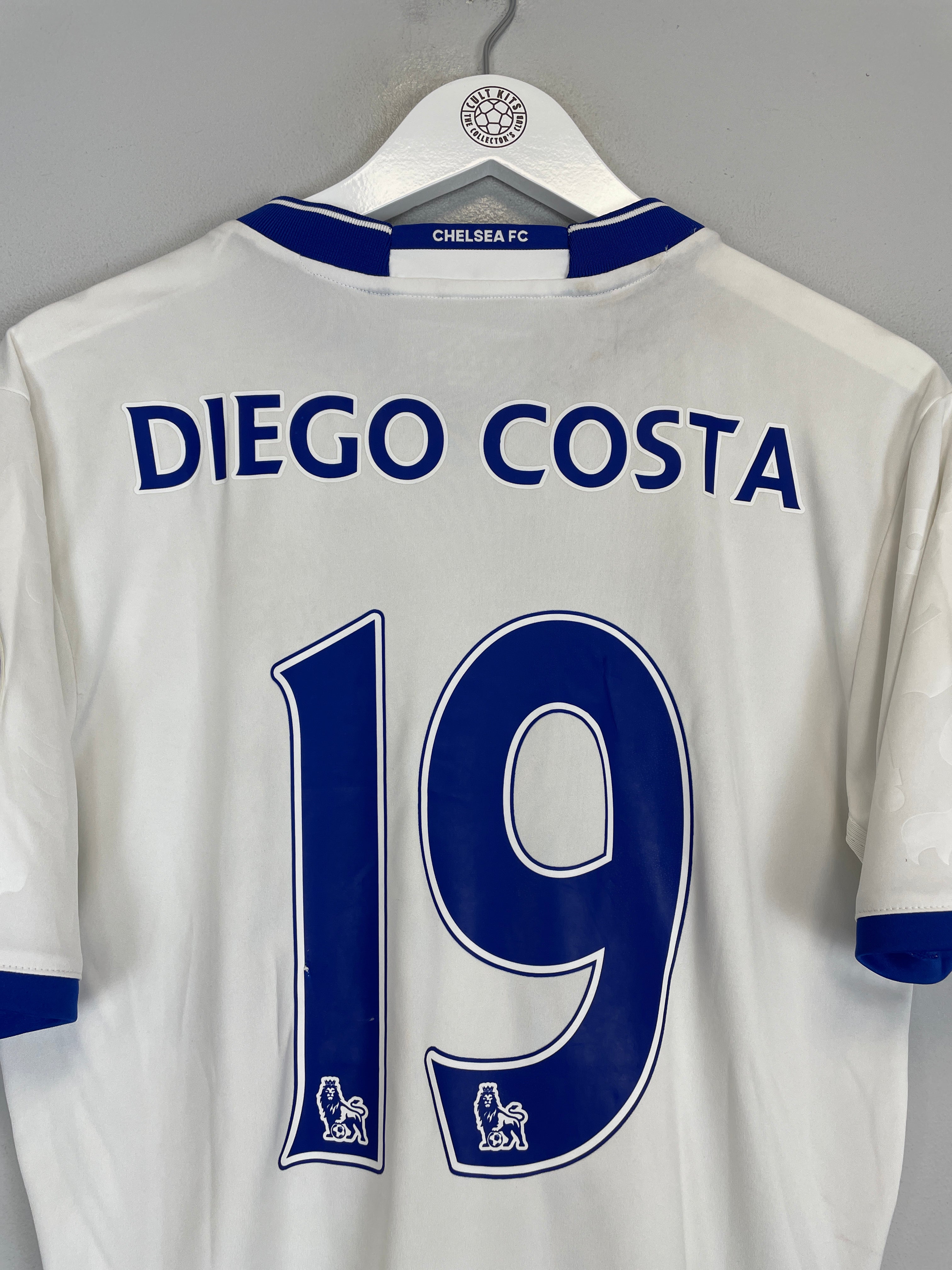 Shop 2016/17 CHELSEA DIEGO COSTA #19 AWAY SHIRT (M) ADIDAS, classic football shirts, vintage football shirts & retro soccer jerseys at Cult Kits